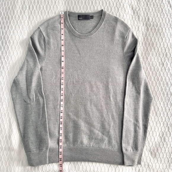 Vince Grey Sweater 100% Wool S - Picture 4 of 6
